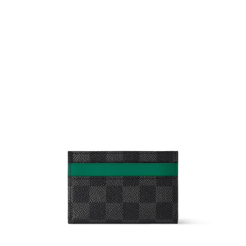Double Card Holder Damier Graphite Canvas - Father's Day Gift